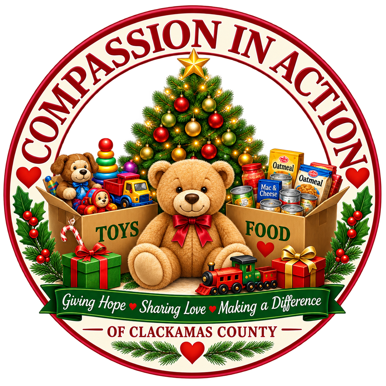 Compassion in Action of Clackamas County logo